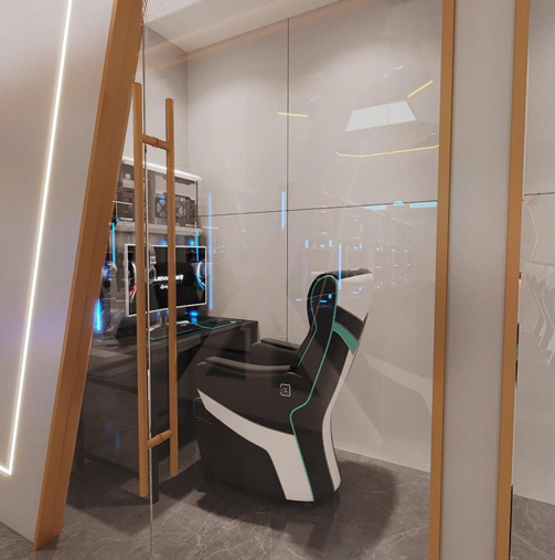 朋克風網咖設計全景案例